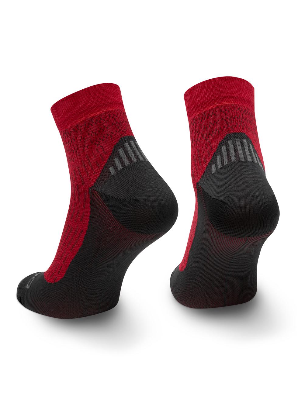 Spaio SPAIO CALZINI DA TREKKING CONFIDENCE BLACK/ BURGUNDY Negozi Online