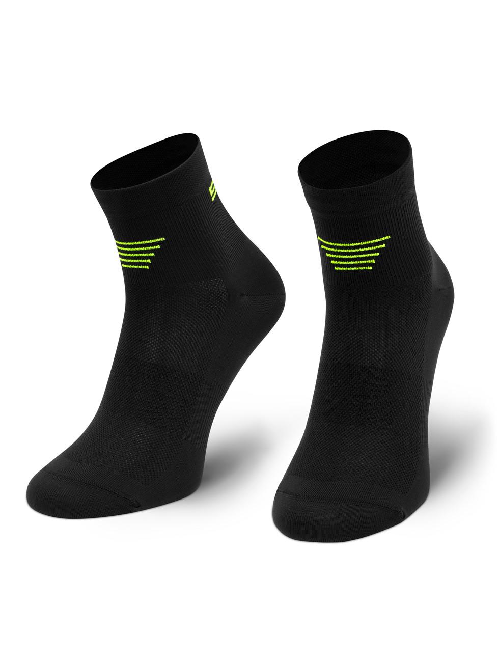 Spaio SPAIO CALZINI DA CORSA RUNNING 01 BLACK/YELLOW Fino Al -60%