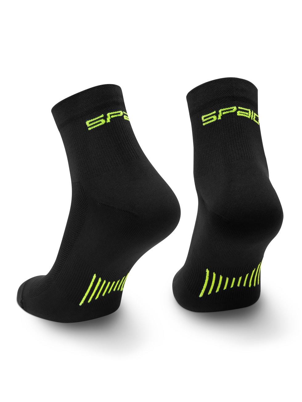 Spaio SPAIO CALZINI DA CORSA RUNNING 01 BLACK/YELLOW Fino Al -60%