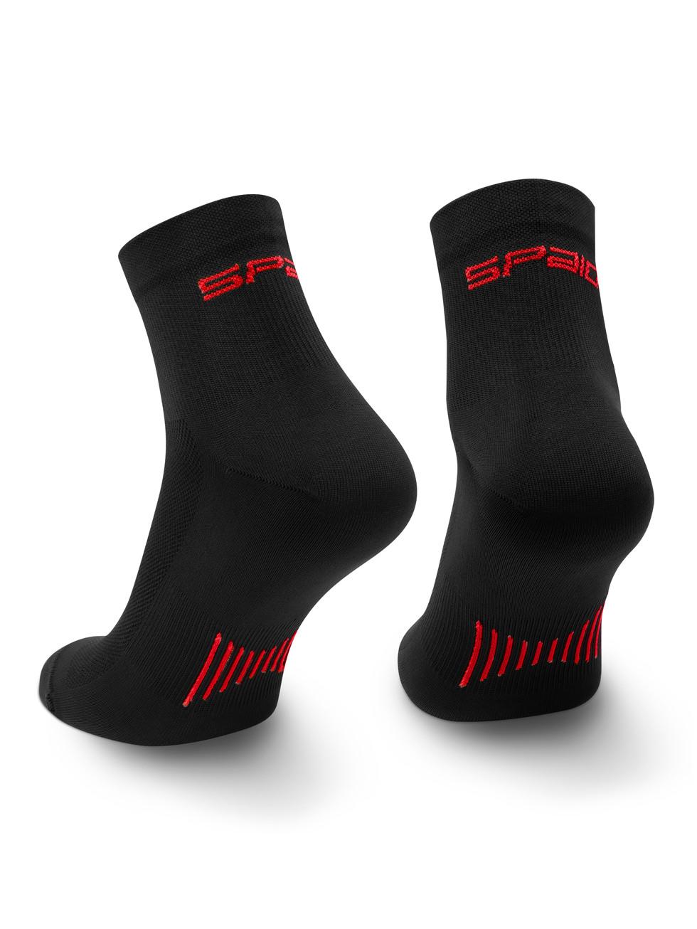 Spaio SPAIO CALZINI DA CORSA RUNNING 01 BLACK/ RED Shopping Online