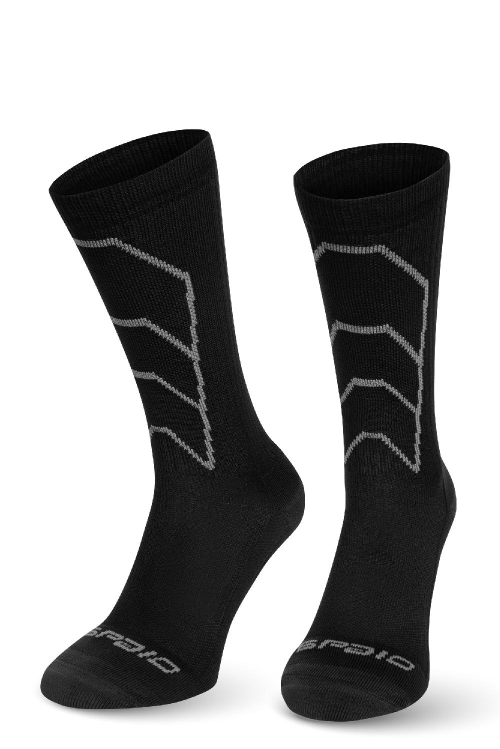 Spaio CALZE A COMPRESSIONE "RAPID" NERO/GRIGIO Online