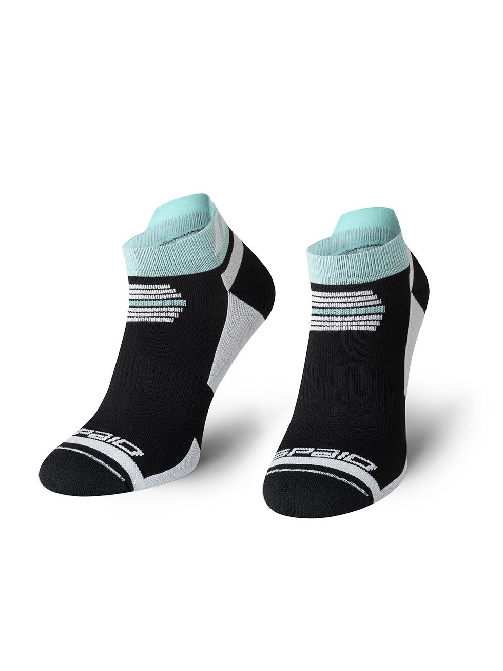 Spaio SPAIO CALZINI DA CORSA RUNNING 02 BLACK/LIGHT BLUE/WHITE Saldi