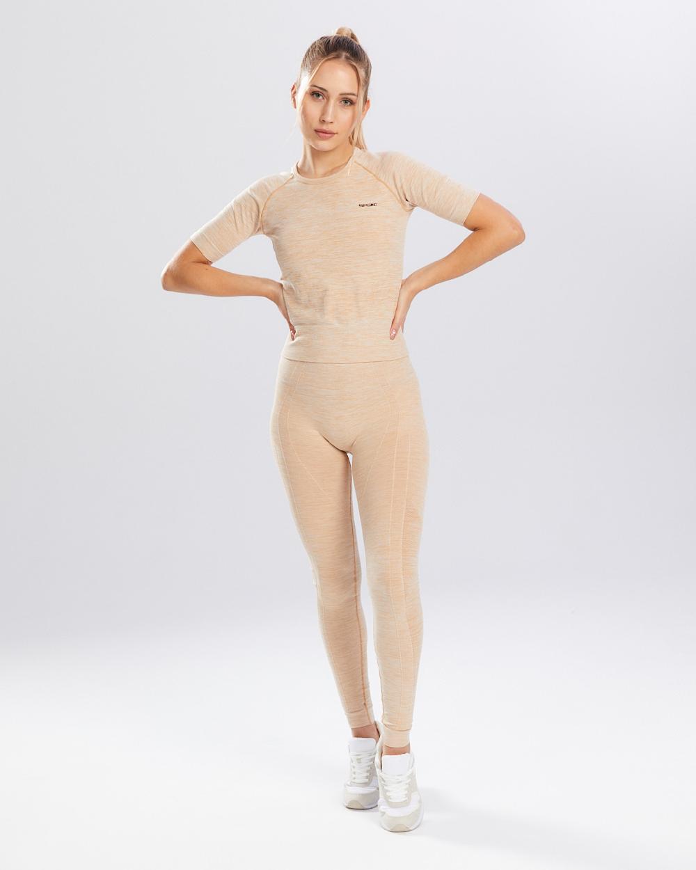Spaio SPAIO RASHGUARD MELANGE MANICHE CORTE ICED COFFEE Vendite Flash