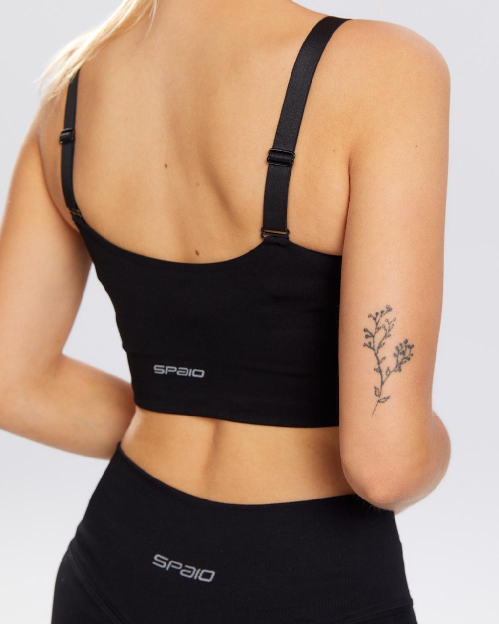 Spaio SPAIO REGGISENO SPORTIVO FLEX BLACK Soddisfazione Garantita