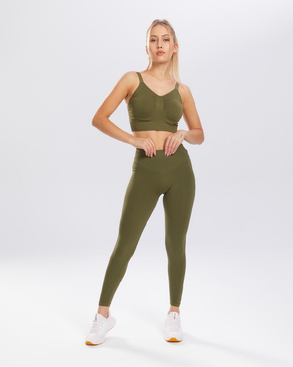 Spaio SPAIO REGGISENO SPORTIVO FLEX KHAKI Consegna Veloce