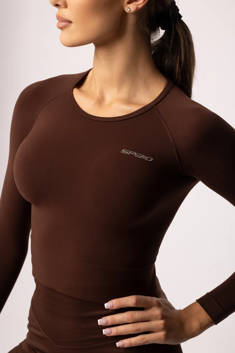 Spaio SPAIO RASHGUARD ADAPT MANICA LUNGA COFFEE Sottocosto