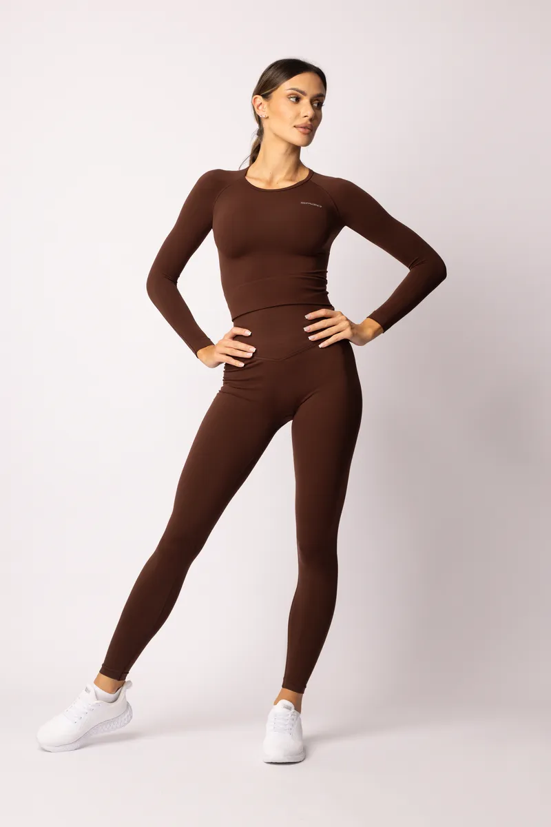 Spaio SPAIO RASHGUARD ADAPT MANICA LUNGA COFFEE Sottocosto