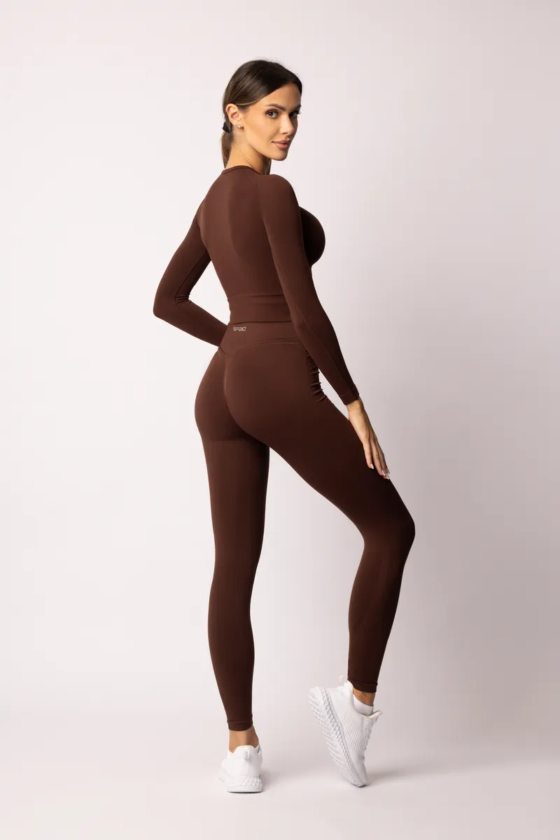 Spaio SPAIO RASHGUARD ADAPT MANICA LUNGA COFFEE Sottocosto