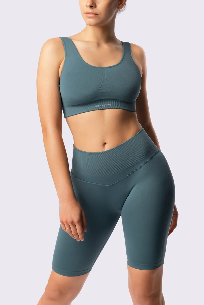 Spaio SPAIO REGGISENO SPORTIVO ADAPT CHARRED BLUE Affare Del Giorno