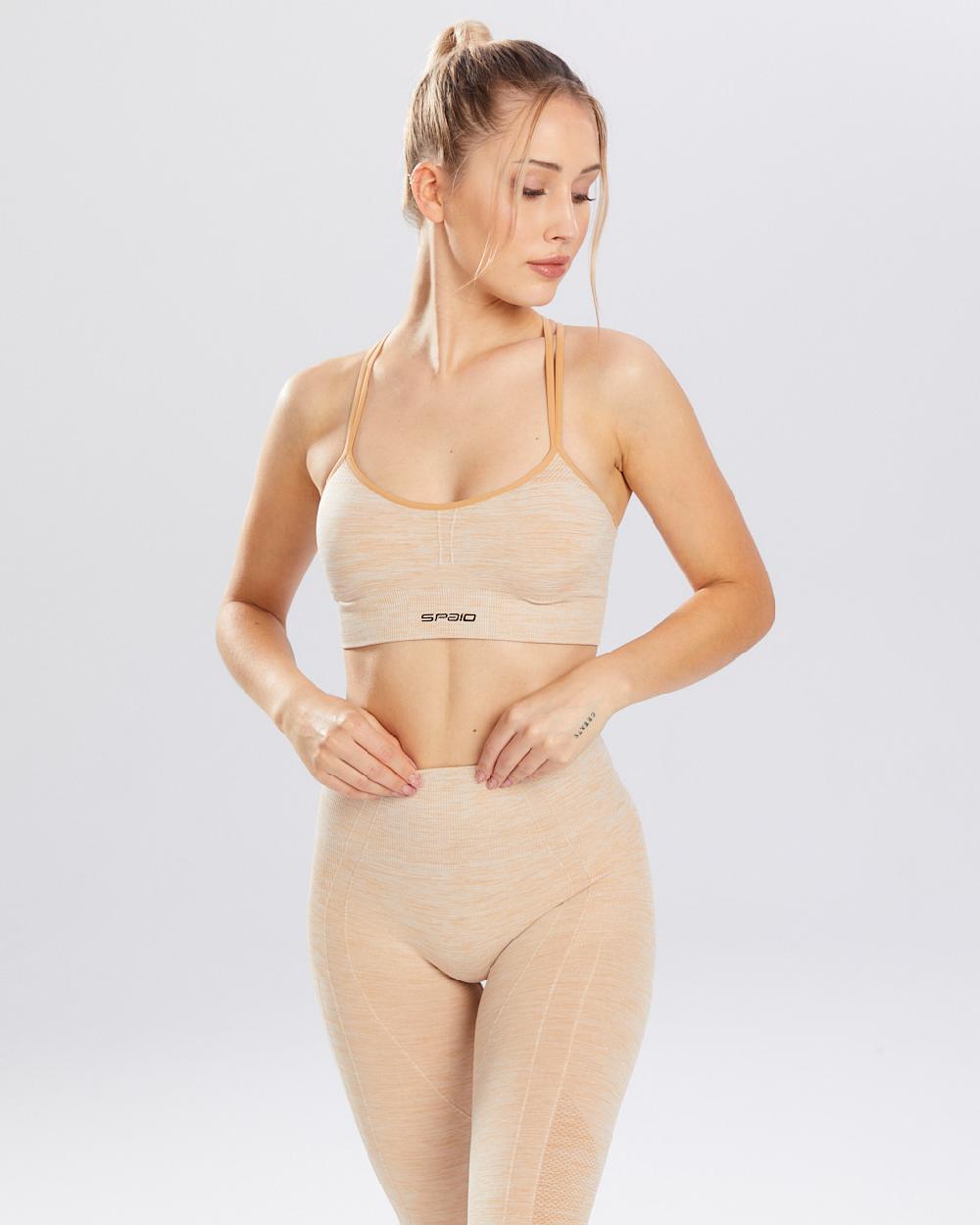 Spaio SPAIO REGGISENO SPORTIVO MELANGE ICED COFFEE Vendita Economica