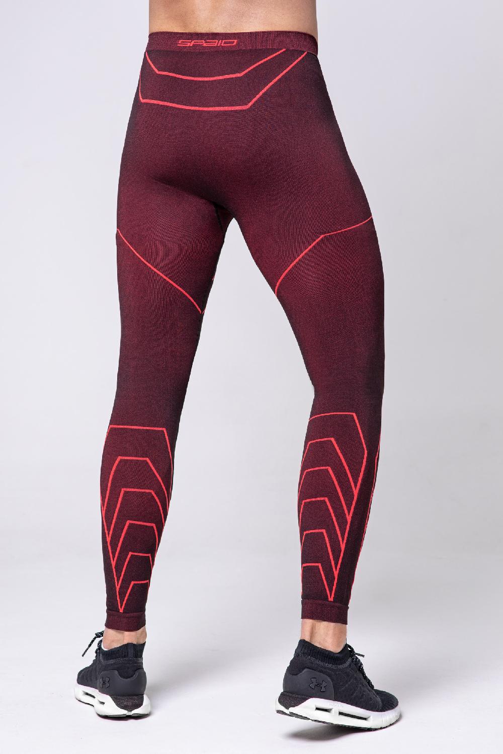 Spaio LEGGINGS DA UOMO RAPID BLACK/RED Prezzo Ridotto