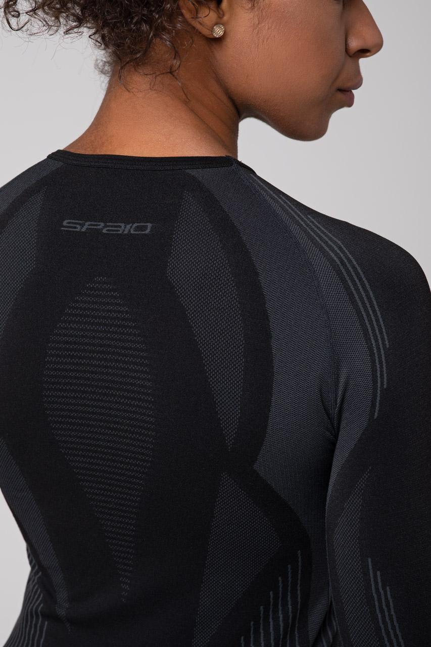 Spaio SPAIO MAGLIA M/L TERMOATTIVA POWERFUL NERO/GRIGIO Economico