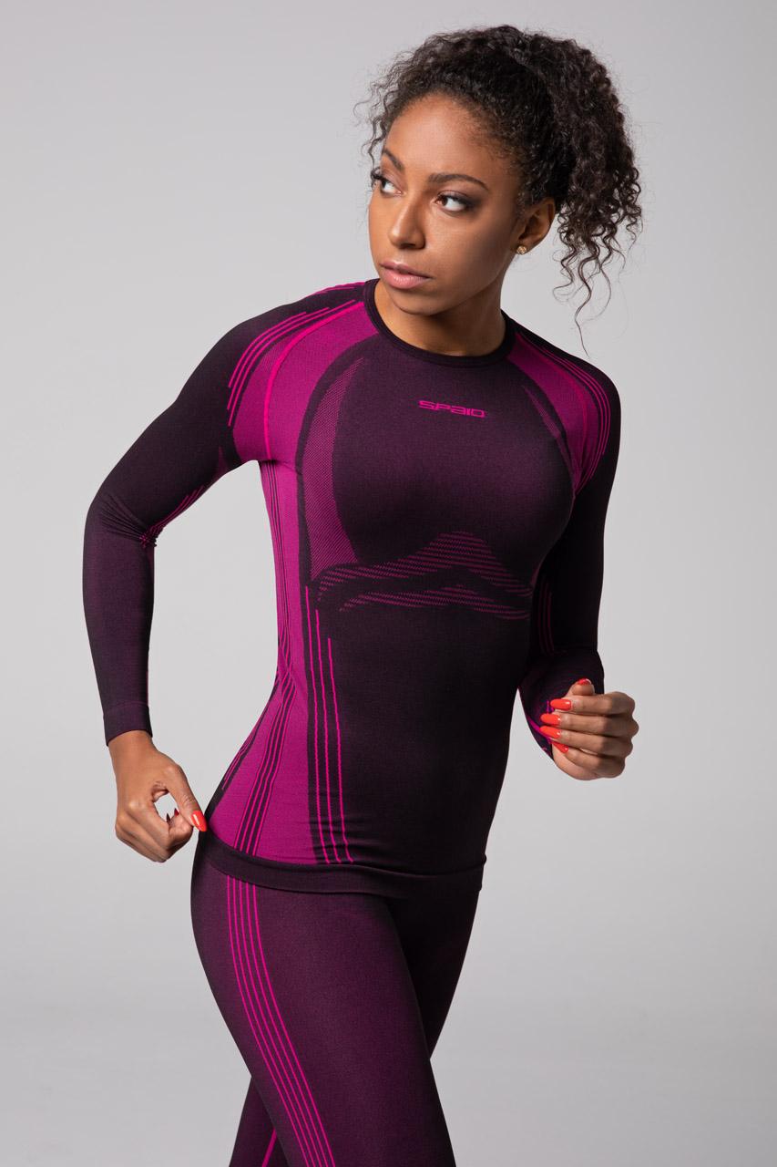 Spaio SPAIO MAGLIA M/L TERMOATTIVA POWERFUL NERO/FUXIA Online
