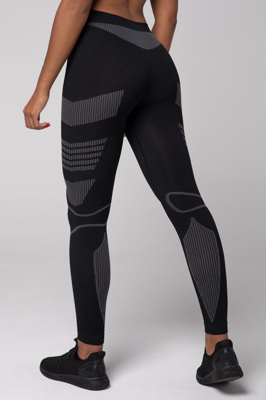 Spaio SPAIO LEGGINS TERMOATTIVI "THERMO-EVO" DONNA NERO/GRIGIO Qualità