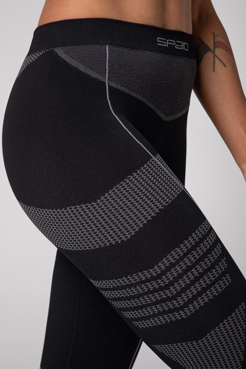 Spaio SPAIO LEGGINS TERMOATTIVI "THERMO-EVO" DONNA NERO/GRIGIO Qualità