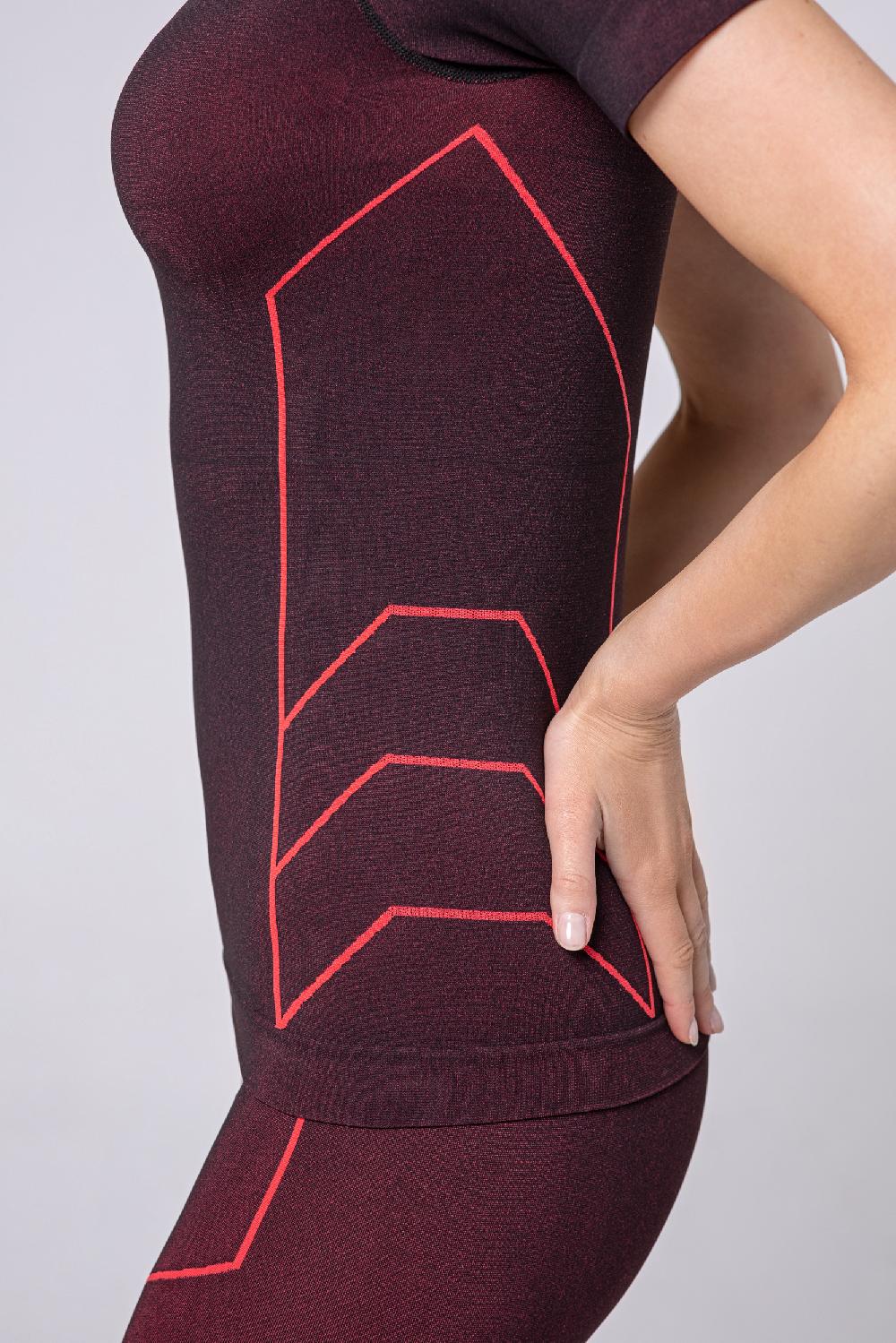 Spaio SPAIO M/C MAGLIA RAPID DONNA NERO/ROSSO Sottocosto