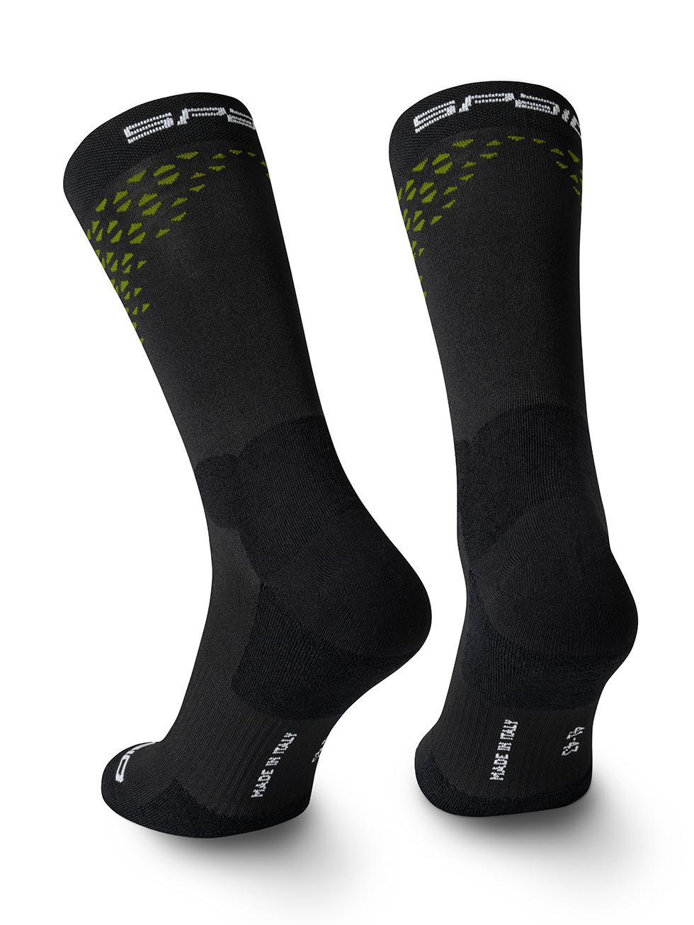 Spaio SPAIO CALZINI DA TREKKING TREKKING SOCKS FIERCE BLACK/GREEN Saldi