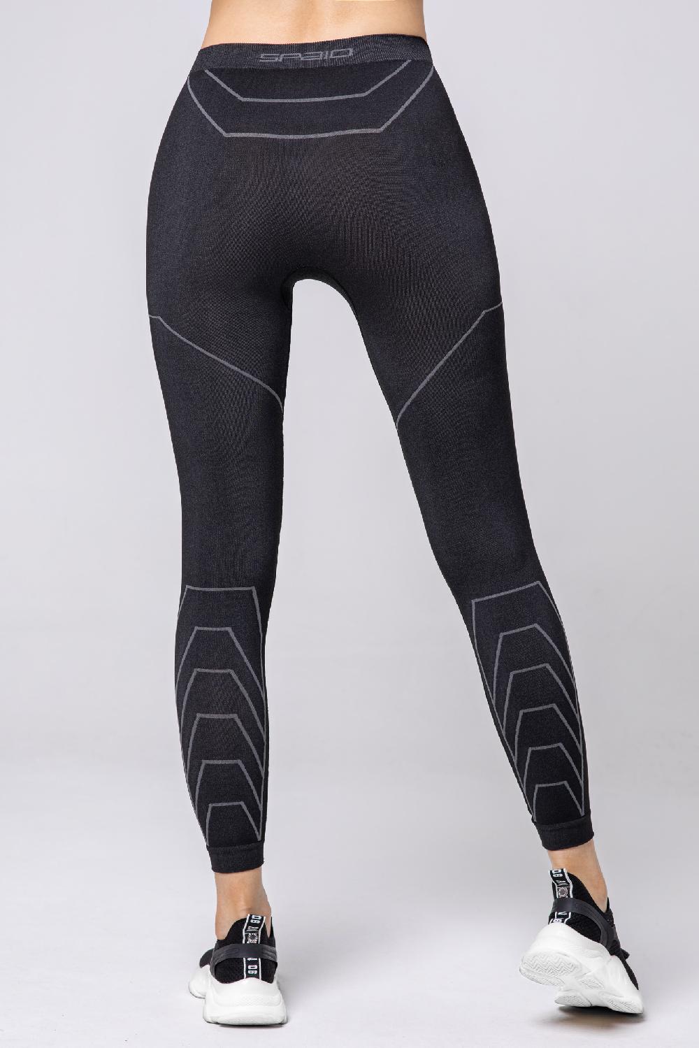 Spaio SPAIO LEGGINS TERMOATTIVI "RAPID" DONNA NERO/GRIGIO Vendita Calda
