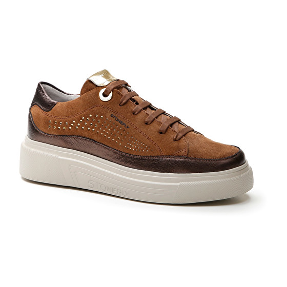 Stonefly ALLEGRA 4 LAMINATED LTH/VELOUR In Linea