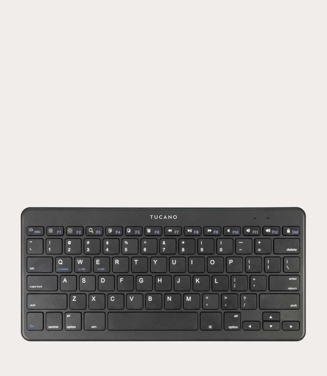 Tucano Tastiera per tablet con stand e cavo Type-C e Micro-USB