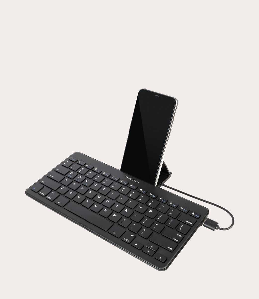 Tucano Tastiera per tablet con stand e cavo Type-C e Micro-USB Hotsell