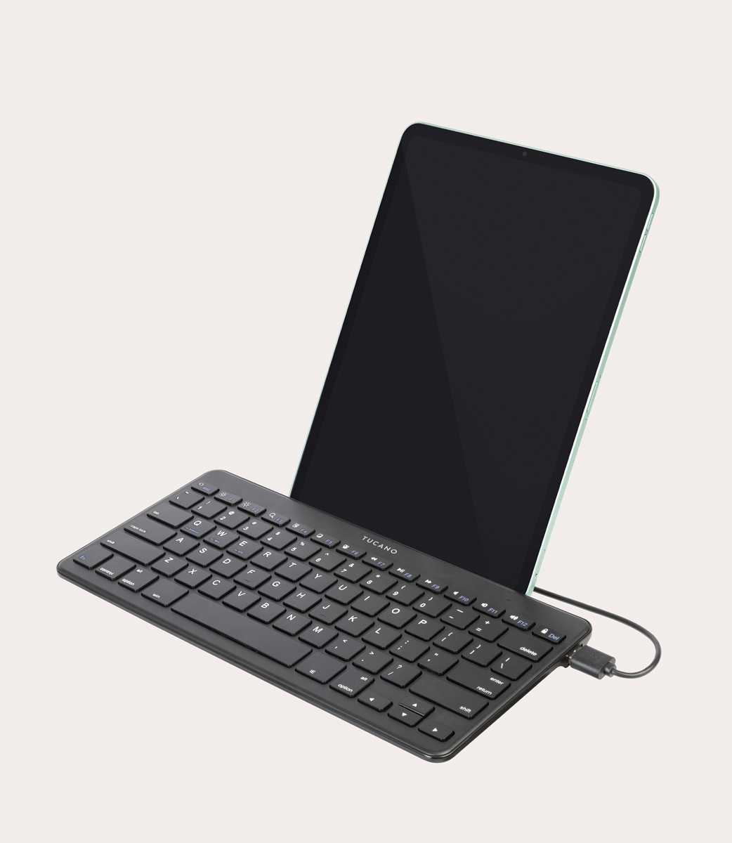 Tucano Tastiera per tablet con stand e cavo Type-C e Micro-USB Hotsell