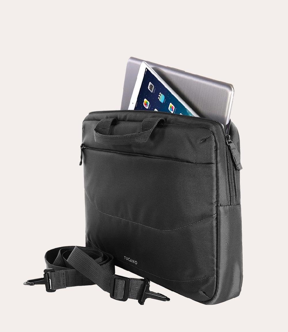 Tucano Borsa slim per laptop 14" con mouse wireless Moda