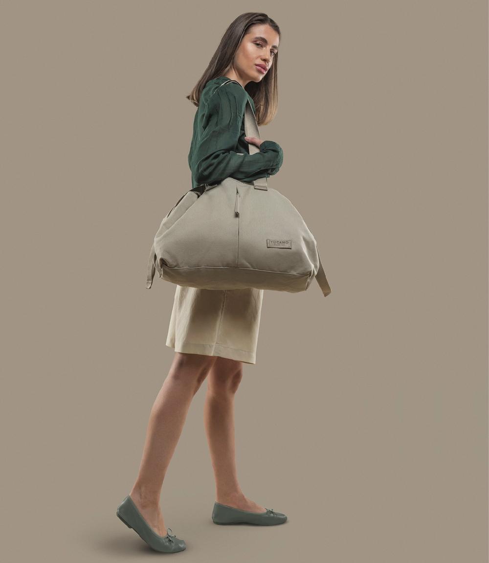 Tucano Borsa shopper in canvas misura medium Negozi Online