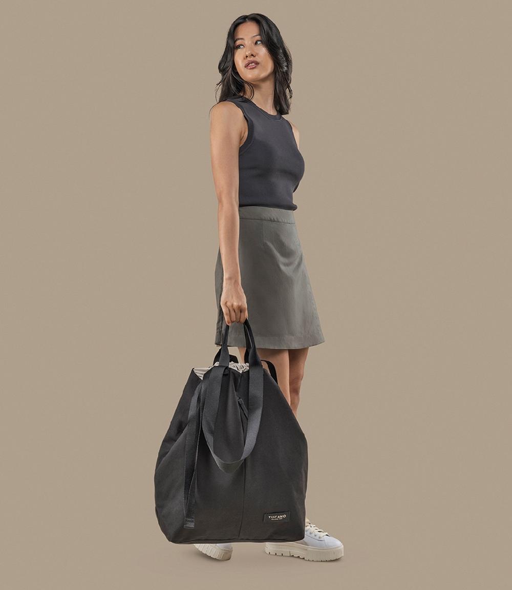 Tucano Borsa shopper verticale in canvas Acquista Ora