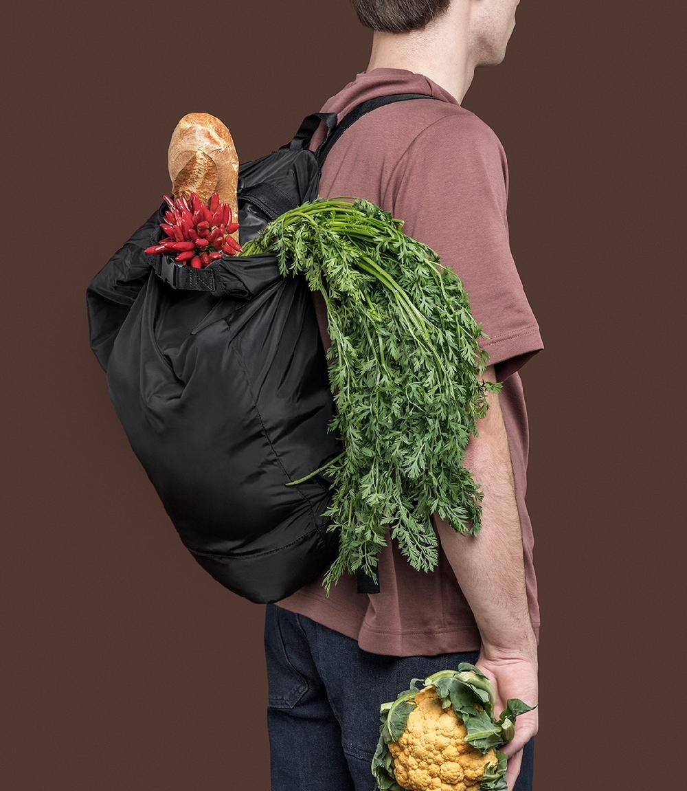 Tucano Zaino pieghevole in materiale ottenuto dalla plastica riciclata Vendita Calda