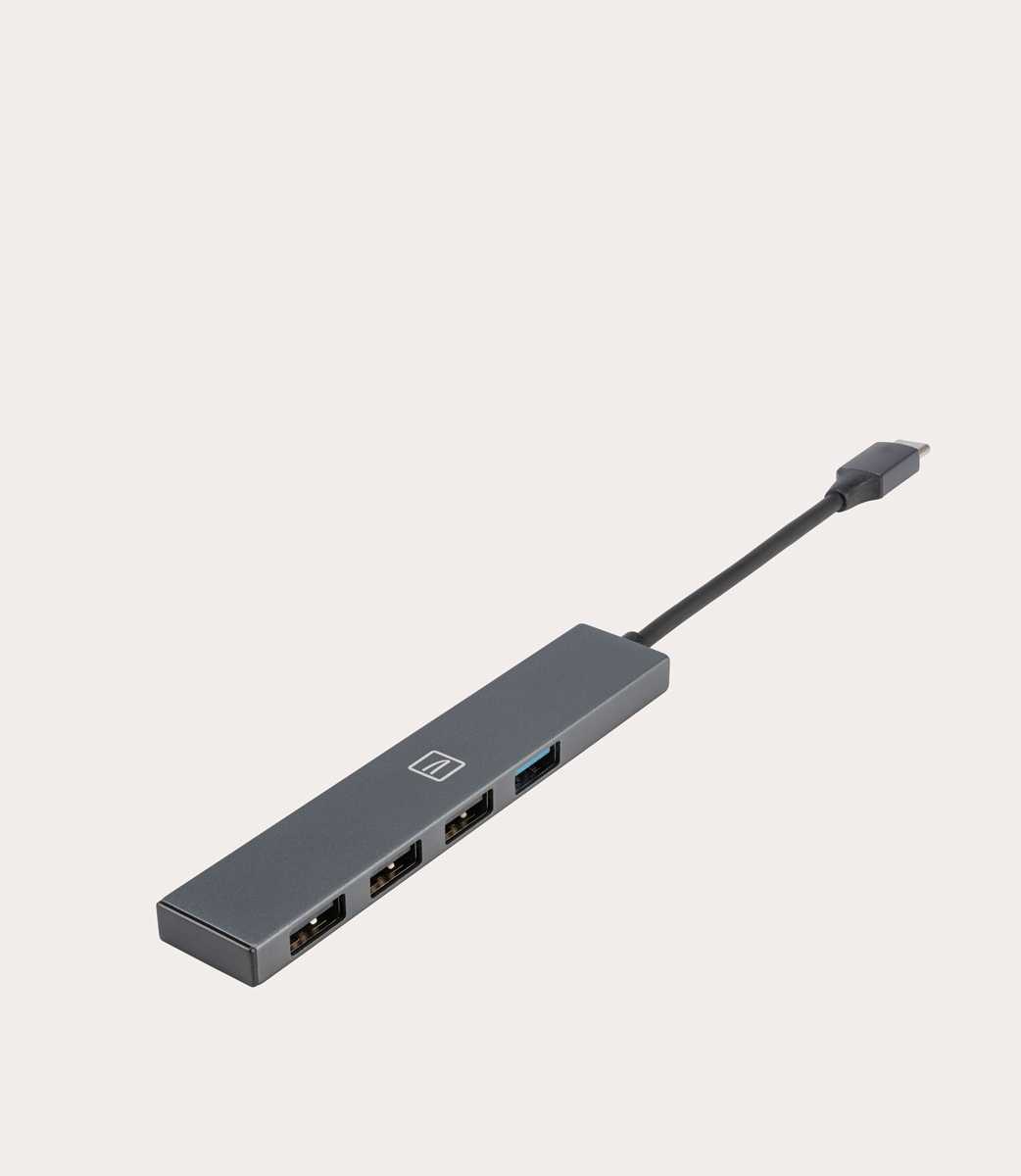 Tucano Hub type-C 4-in-1 con 1 USB 3.0 + 3 USB 2.0 In Vendita