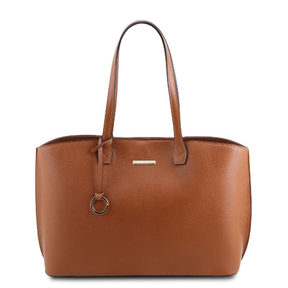 Tuscany Leather Leather Shopping bag Promozione Limitata