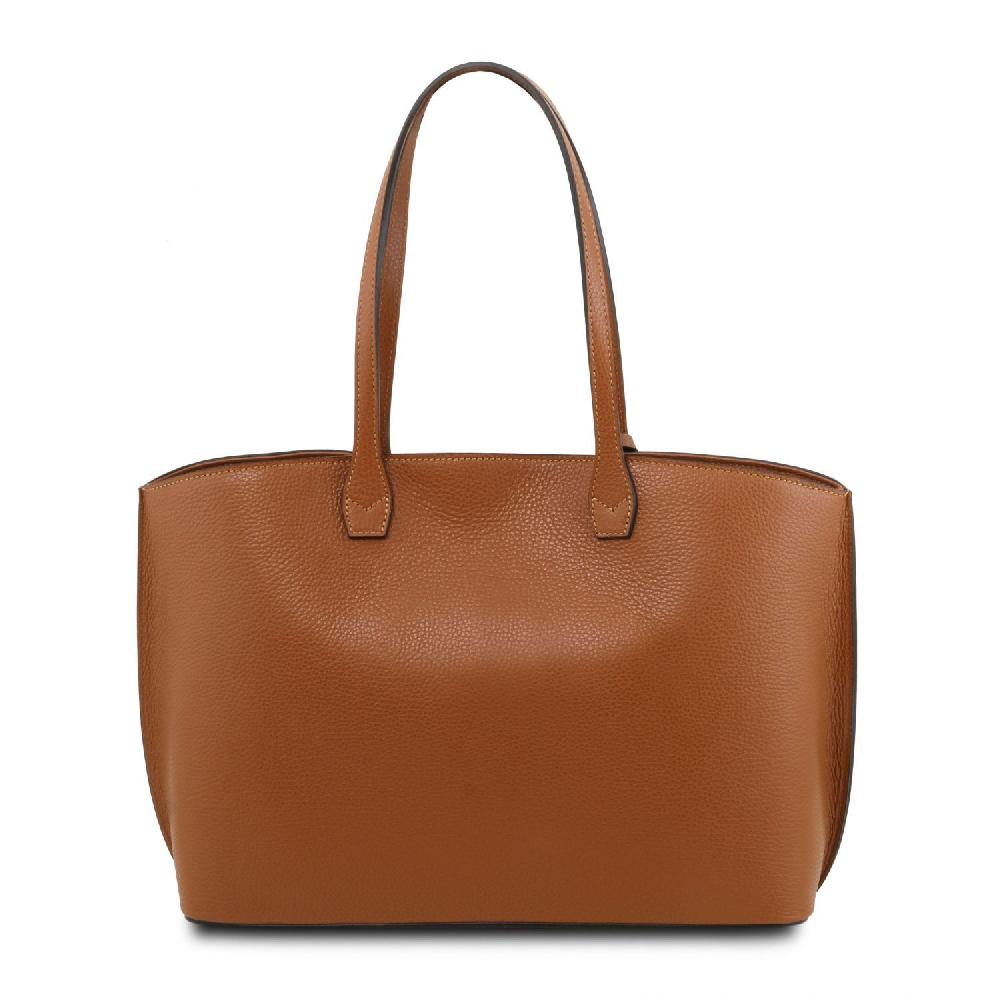 Tuscany Leather Leather Shopping bag Promozione Limitata