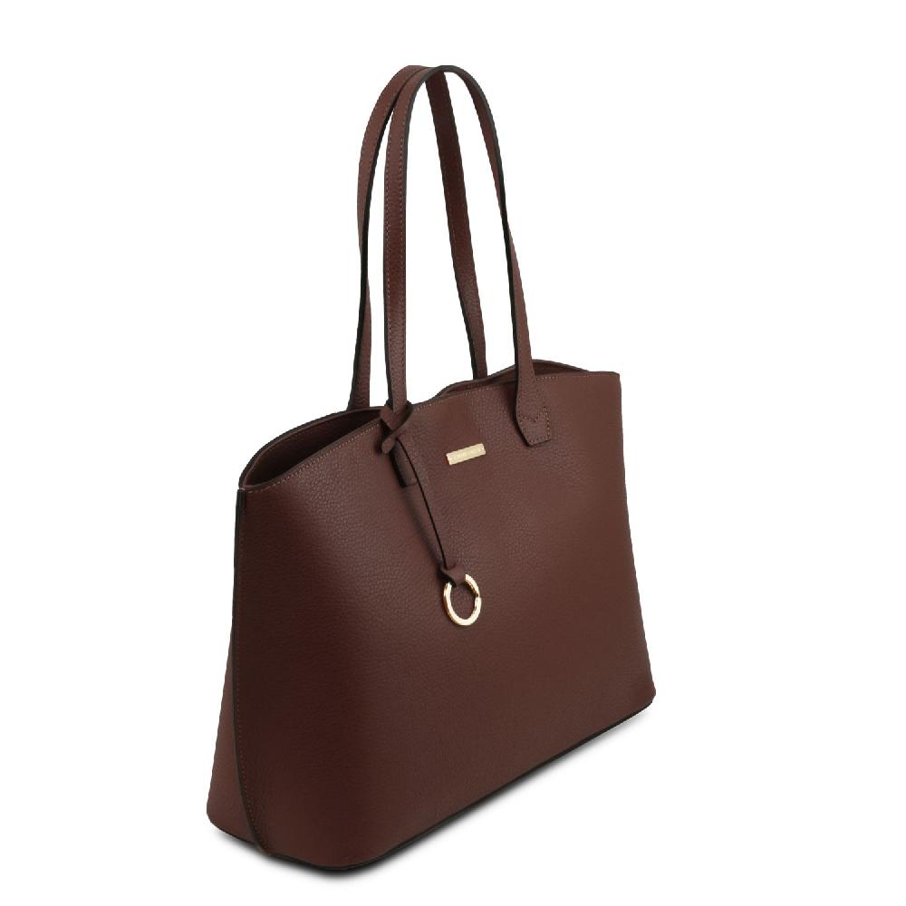 Tuscany Leather Leather Shopping bag Prezzo Ridotto