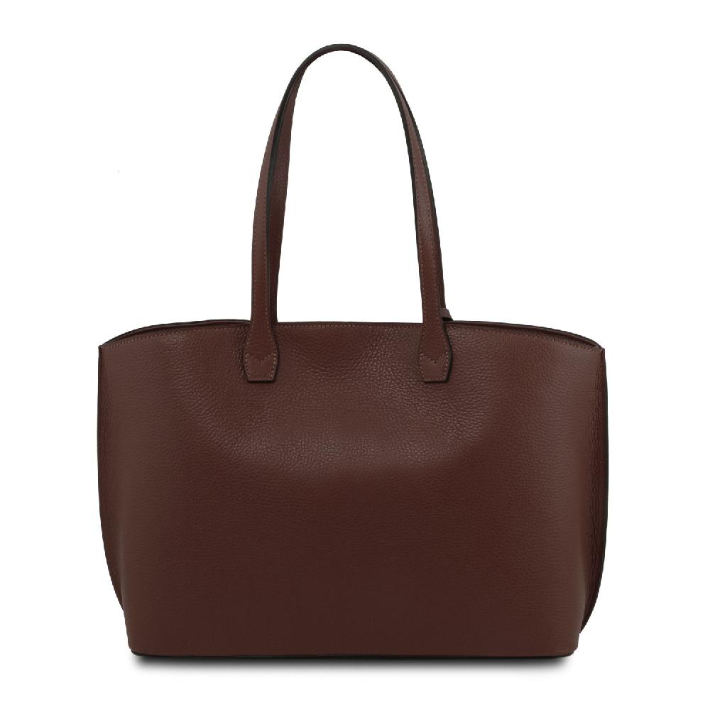 Tuscany Leather Leather Shopping bag Prezzo Ridotto