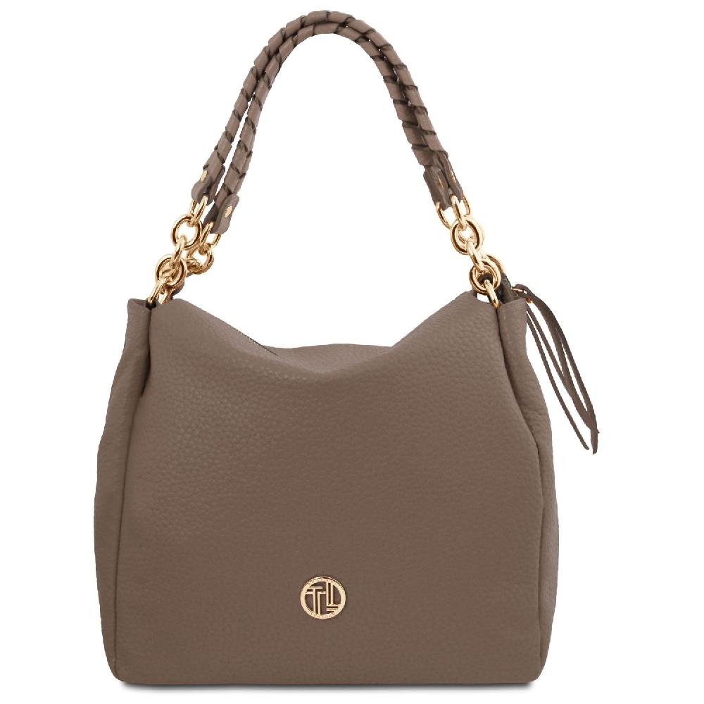 Tuscany Leather Soft Leather Shopping bag Convenienza