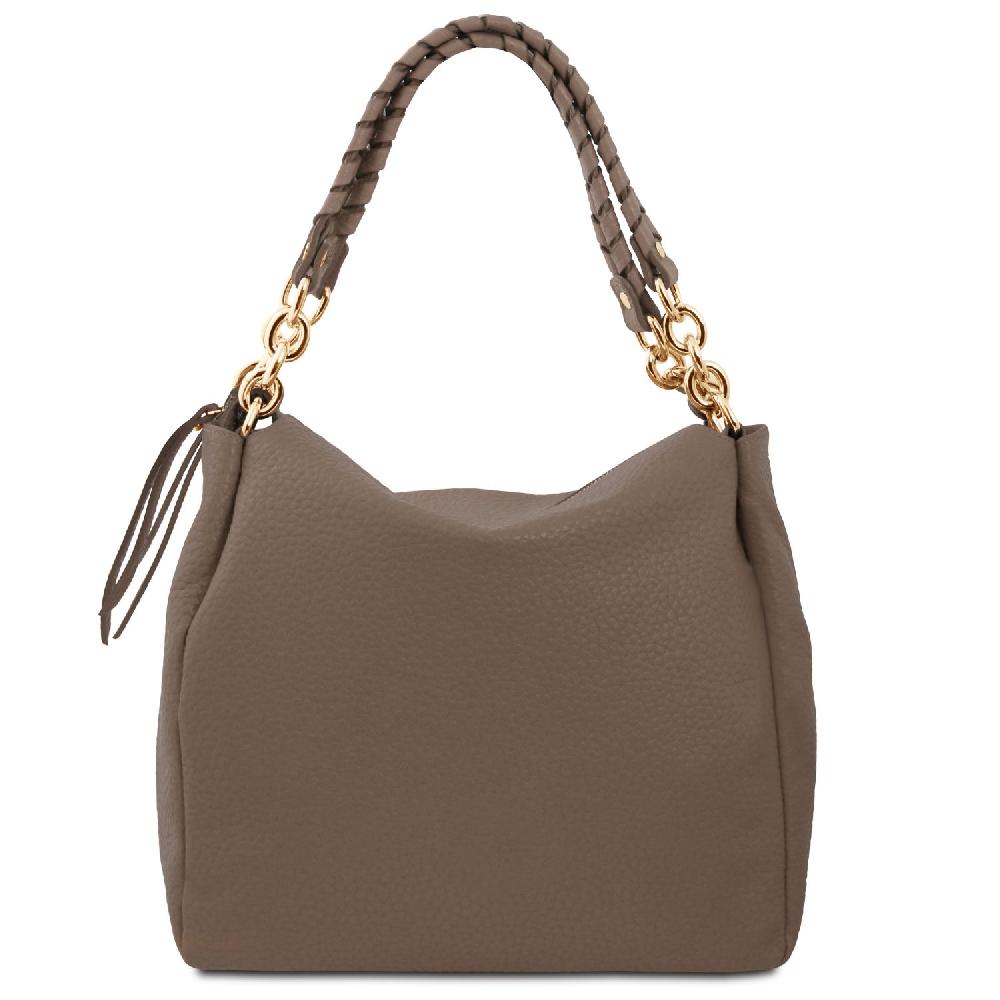 Tuscany Leather Soft Leather Shopping bag Convenienza