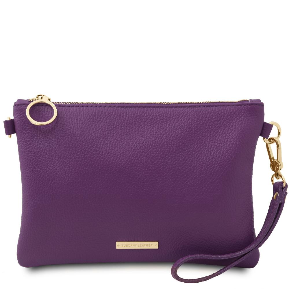 Tuscany Leather Soft Leather Clutch Nuovo