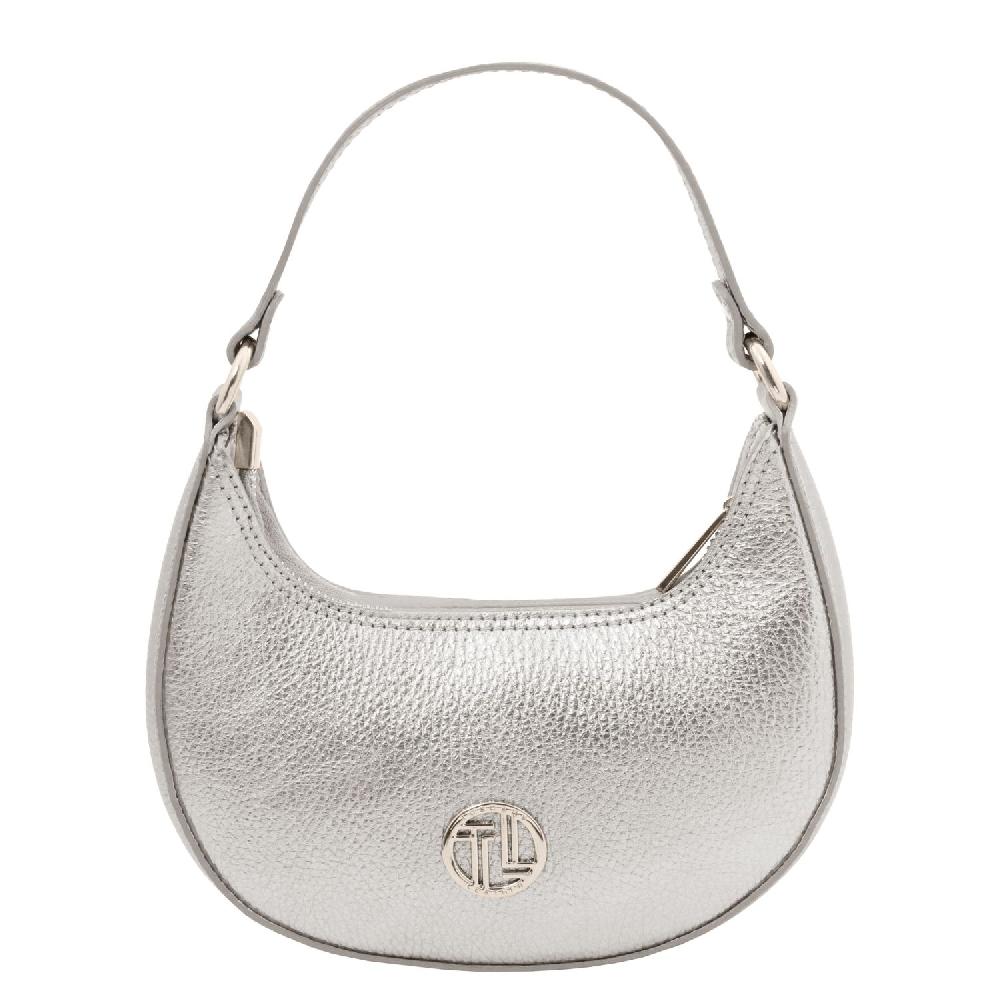 Tuscany Leather Metallic Leather Handbag With Chain Strap Spedizione Gratuita
