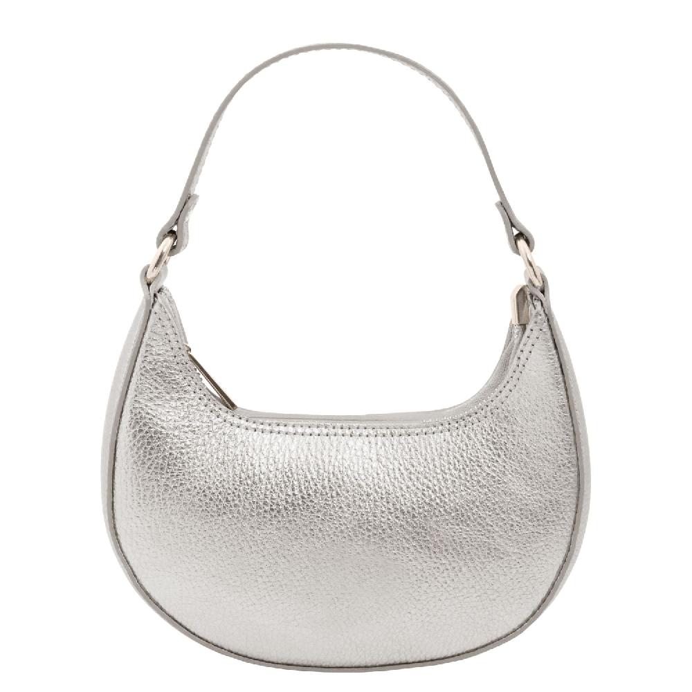 Tuscany Leather Metallic Leather Handbag With Chain Strap Spedizione Gratuita