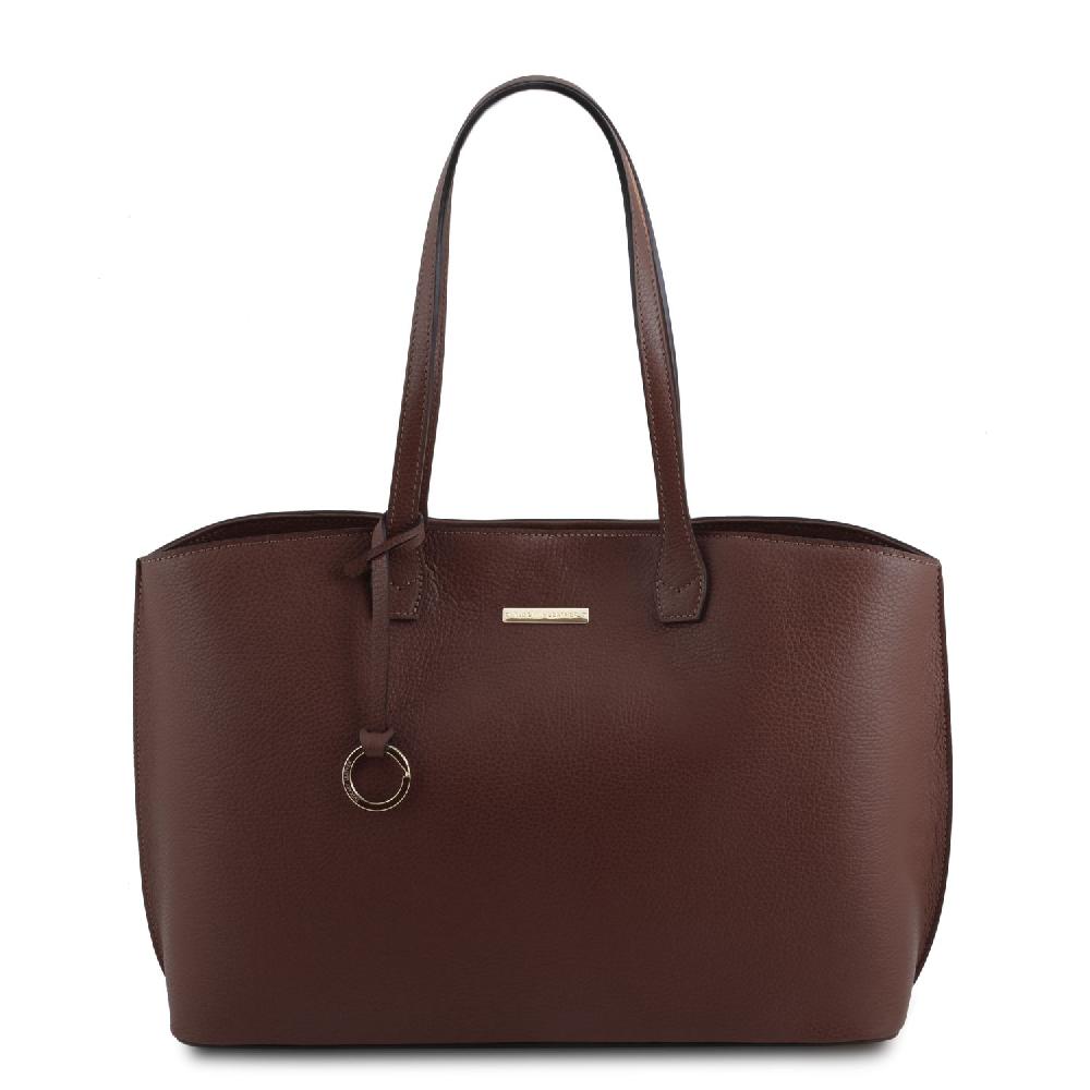 Tuscany Leather Shopping Tasche aus Leder Presa