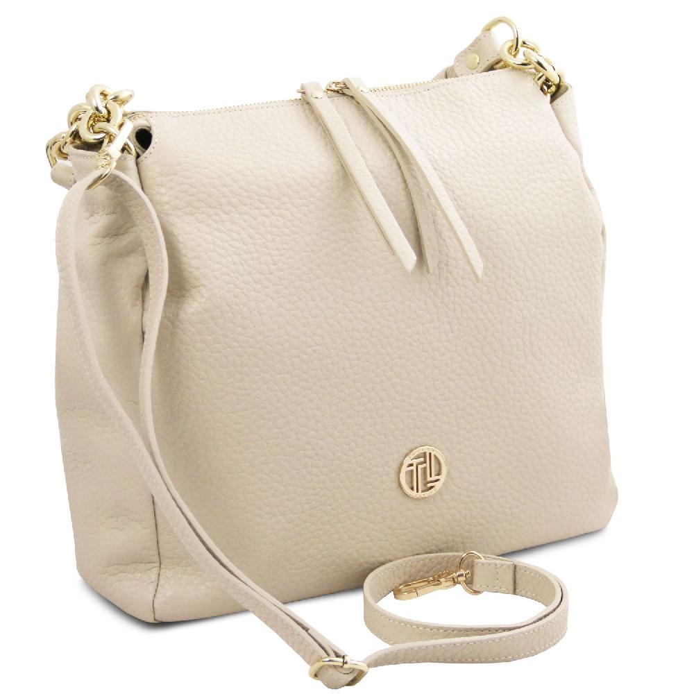 Tuscany Leather Shopping Tasche aus Weichem Leder Outlet
