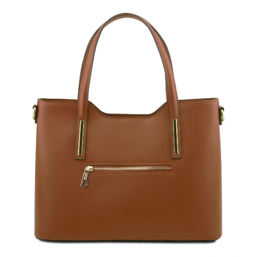 Tuscany Leather Shopping Tasche aus Leder In Linea