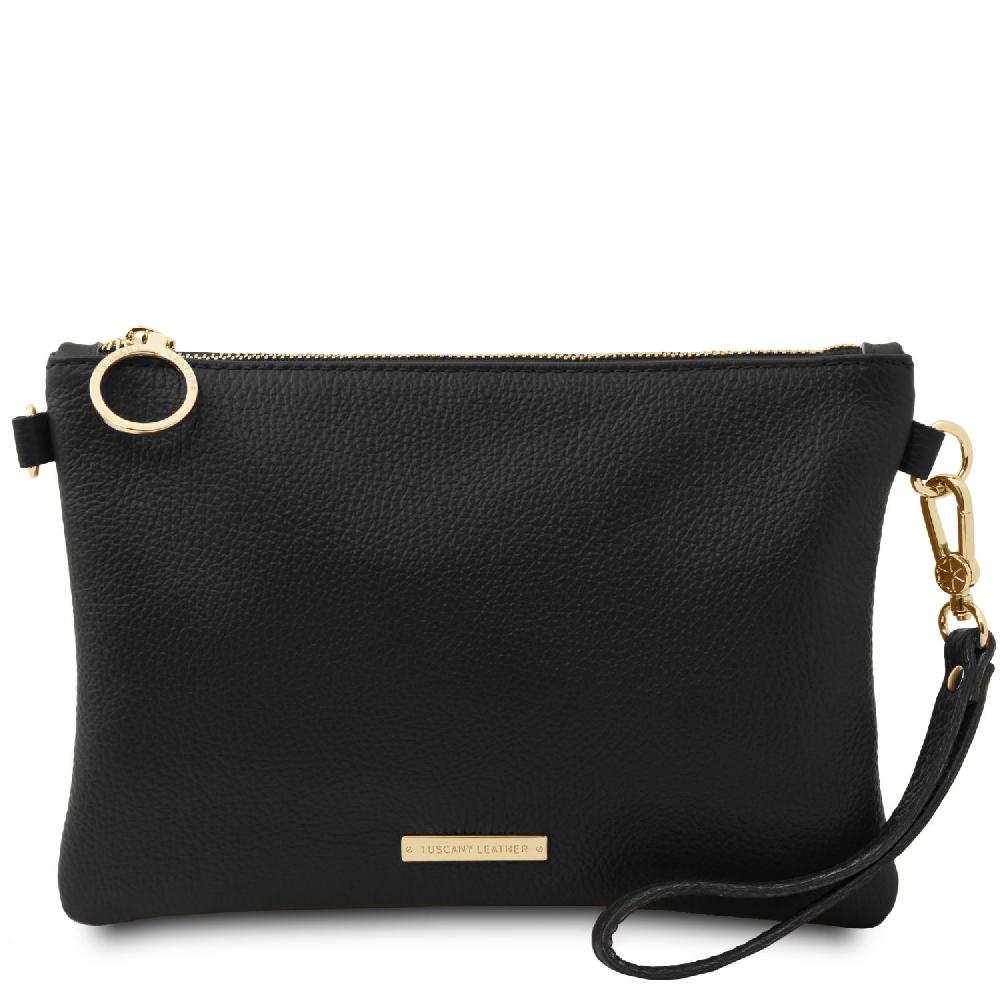 Tuscany Leather Clutch aus Weichem Leder Promozione