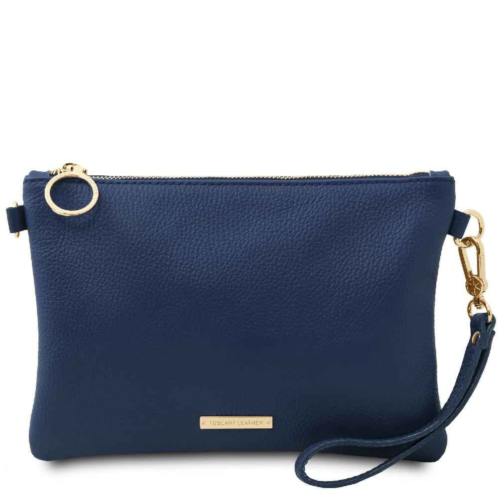 Tuscany Leather Clutch aus Weichem Leder Pezzi Unici