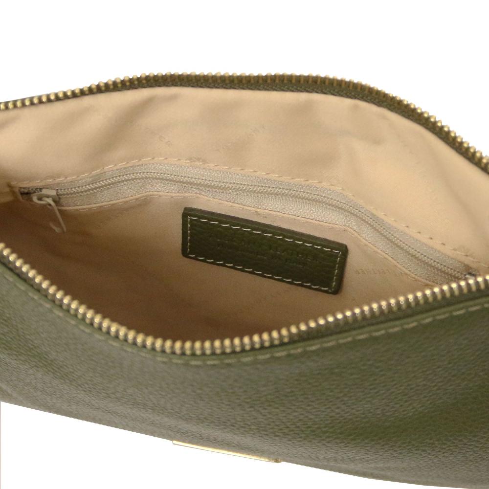 Tuscany Leather Clutch aus Weichem Leder Qualità Garantita