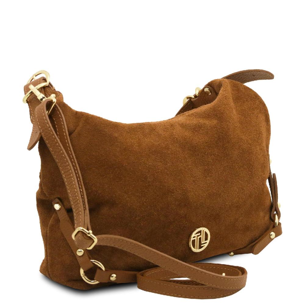Tuscany Leather Schultertasche aus Wildleder Acquista Ora
