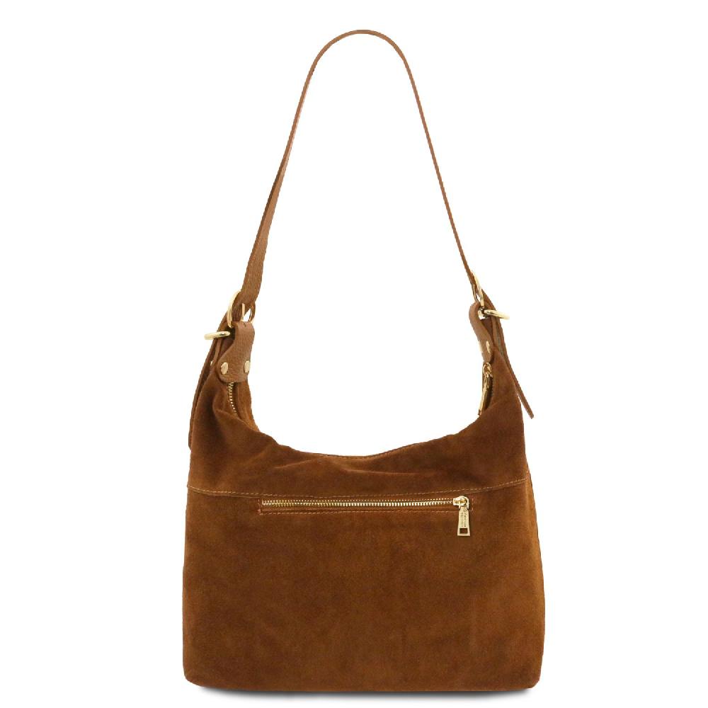 Tuscany Leather Schultertasche aus Wildleder Acquista Ora