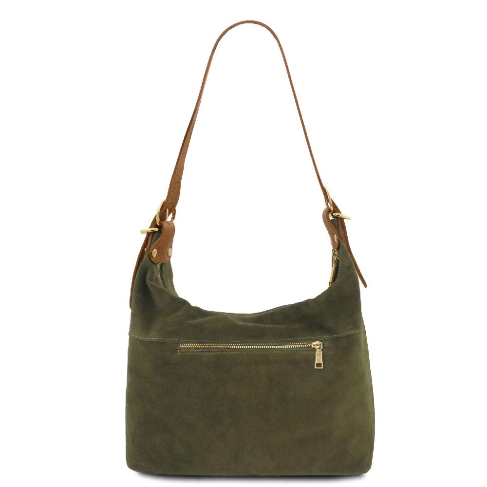 Tuscany Leather Schultertasche aus Wildleder Promozione Limitata