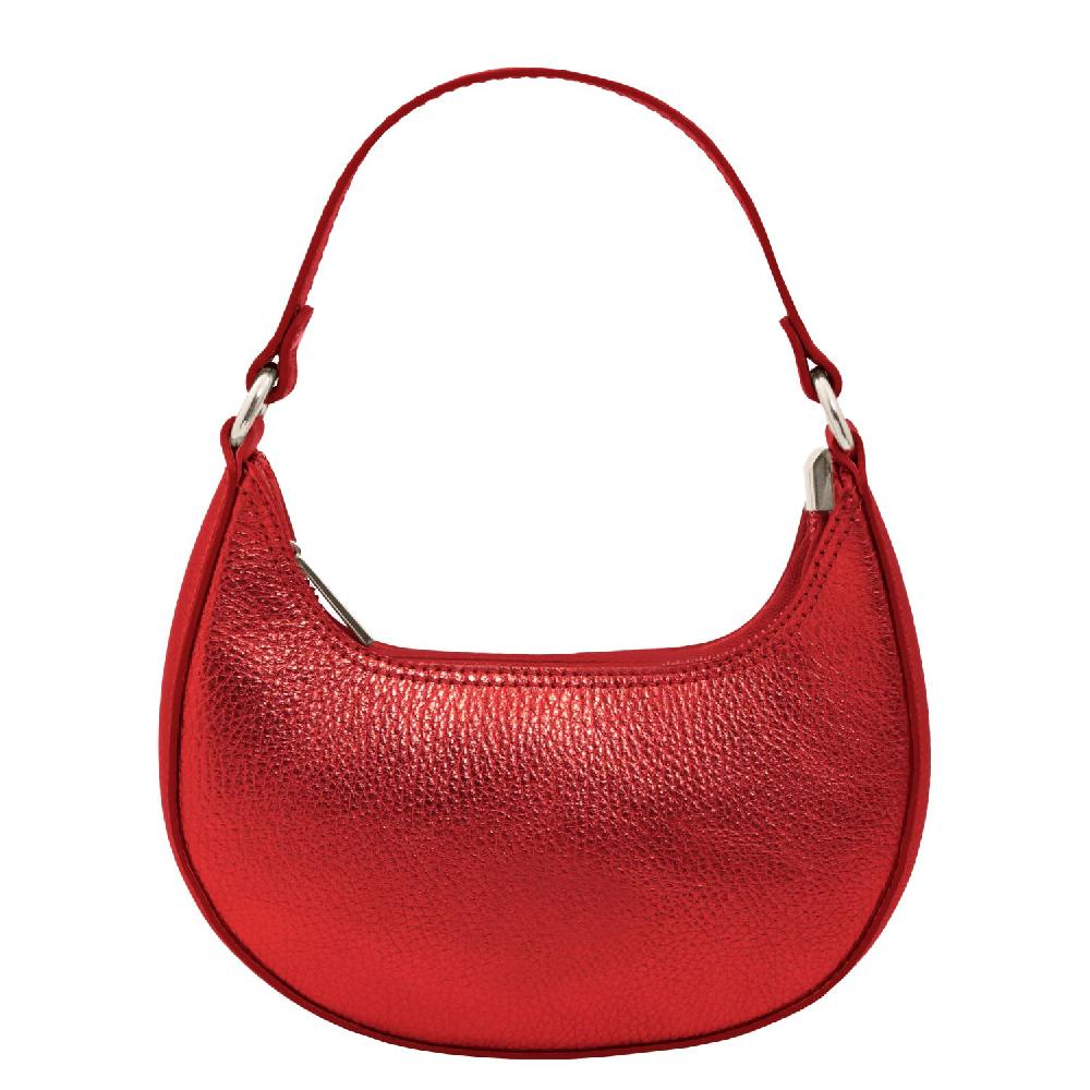 Tuscany Leather Handtasche aus Weichem Metallic-Leder mit Schulterkette Shopping Online